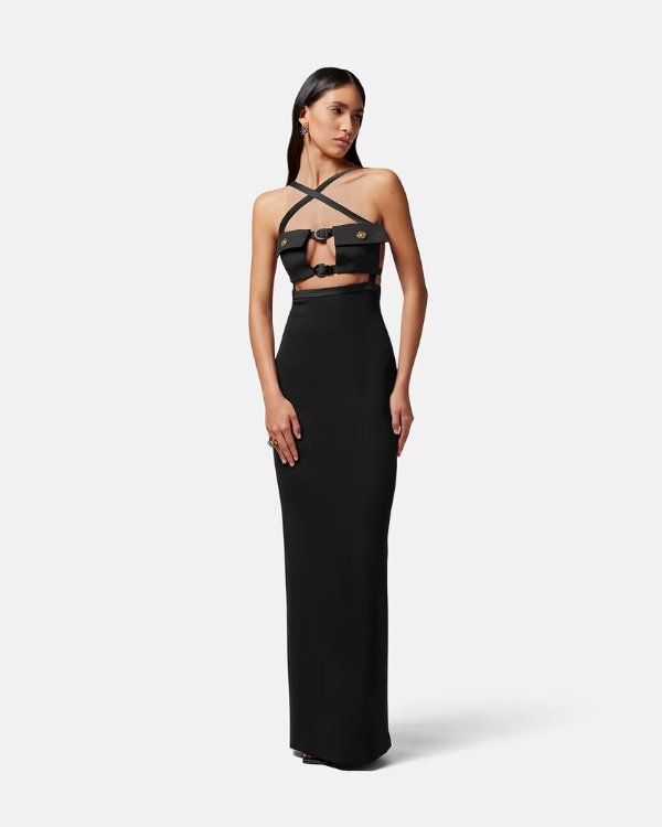 Bustier Cutout Gown