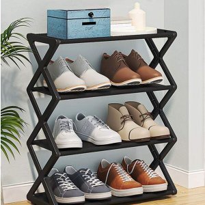 1pc Foldable Thickened Shoe Rack