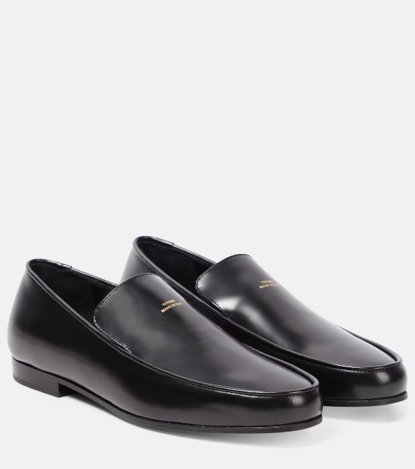 The Oval leather loafers