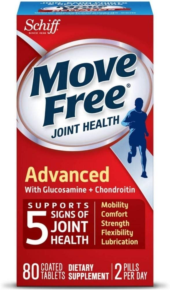 Triple Strength Glucosamine Chondroitin and Hyaluronic Acid Joint Supplement, 80 Count
