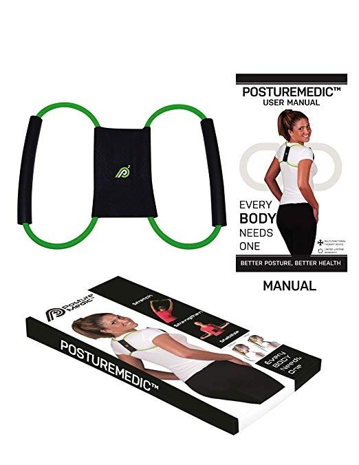 PostureMedic Original - Posture Corrector Brace - Improve Posture with Support and Exercises (Medium)