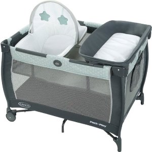 Graco Pack 'N Play 婴儿游戏床 带尿布台和摇摇椅