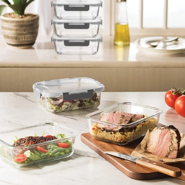 6 Container Food Storage Set (Set of 6)