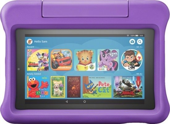 - Fire 7 儿童版平板 7"，16GB，紫色