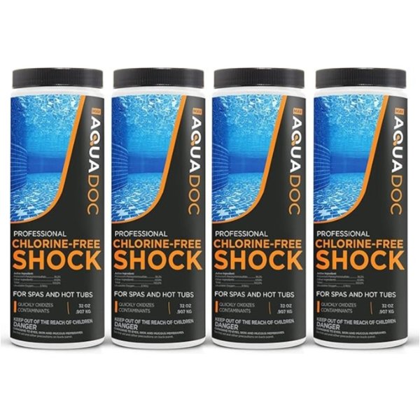 Non-Chlorine Spa Shock for Hot tub 4 Pack