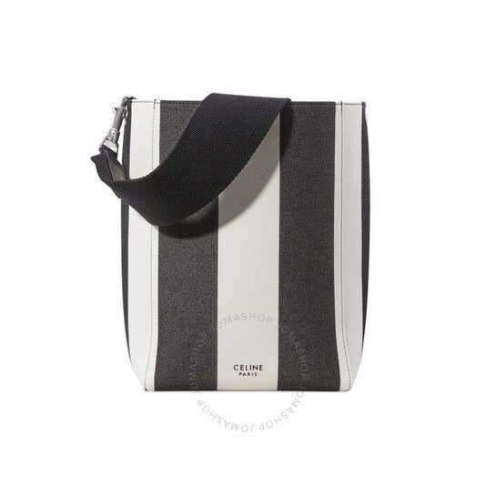Ladies Stripe Sangle Small Bucket Shoulder Bag