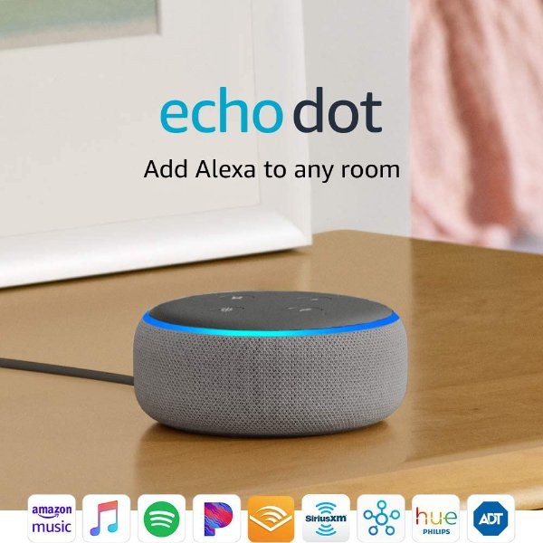 Echo Dot 3 智能音箱 2个