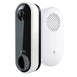 Arlo Essential Wire-Free Video Doorbell with Chime 2 Bundle