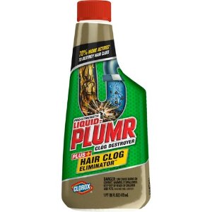 Liquid-Plumr Hair Clog Eliminator Removes Tough Hair Clogs, 16 Ounces