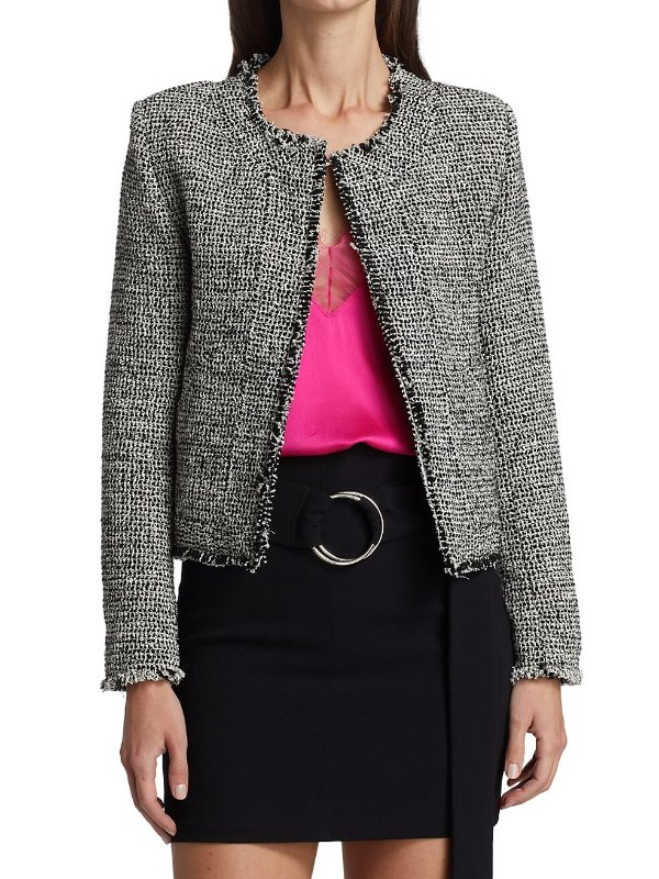 Maussan Two-Tone Tweed Jacket