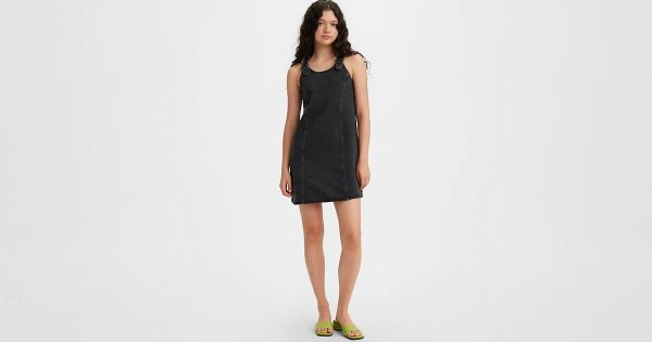 Alyssa Denim Jumper Dress - Black | Levi's® US