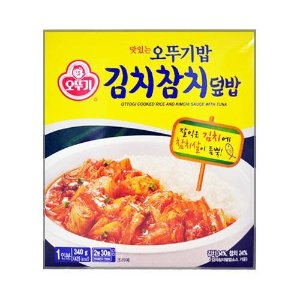 OTTOGI Cooked Rice and Kimchi Sauce with Tuna 340g