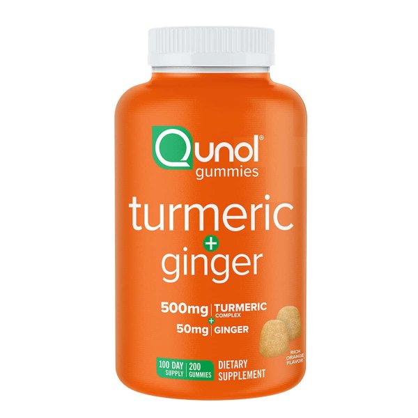 Turmeric Plus Ginger, 200 Gummies