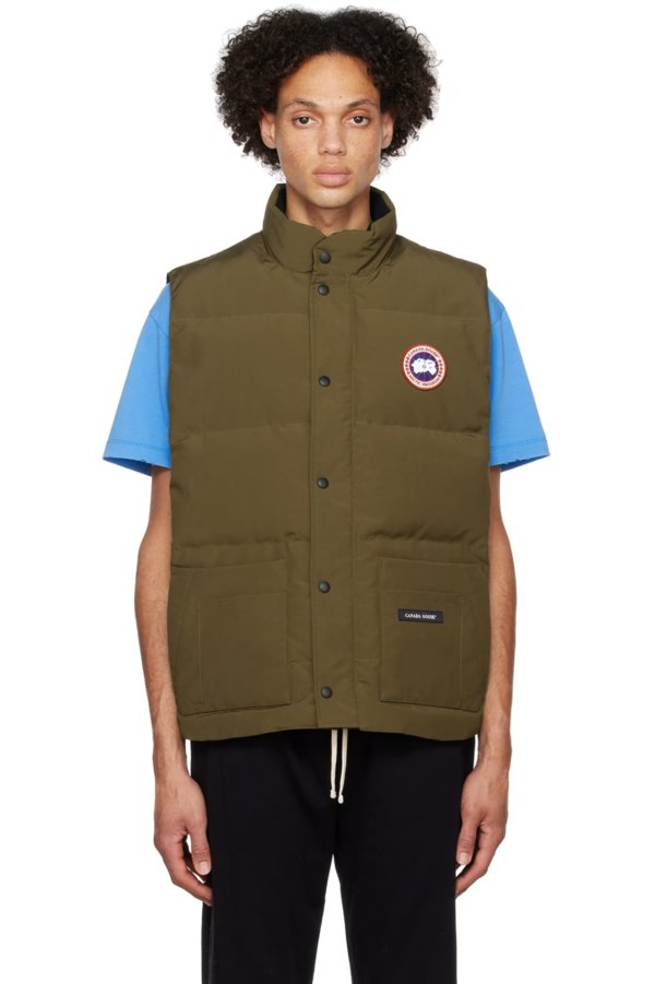 Green Freestyle Down Vest