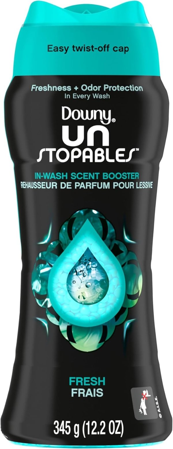 Unstopables In-Wash Laundry Scent Booster Beads, Fresh, 12.2 oz
