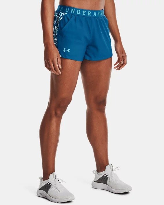 Women's UA Play Up 3.0 Printed Shorts 女款运动短裤