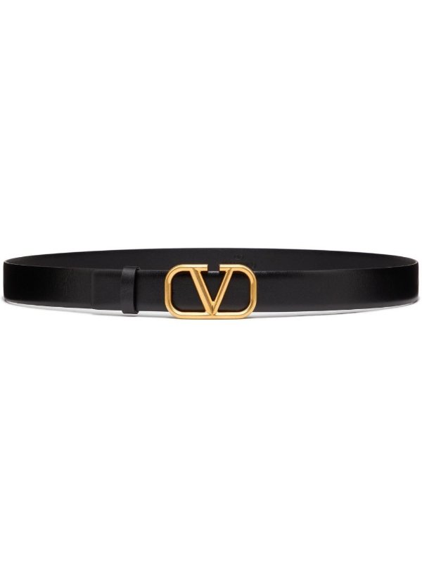 Vlogo signature leather belt