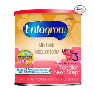 Enfagrow美赞臣精装幼儿配方奶粉*24盎司/罐，共4罐