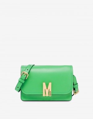 M Bag in calfskin - M Bags 2021 - SS21 COLLECTION - Moods - Moschino | Moschino Official Online Shop