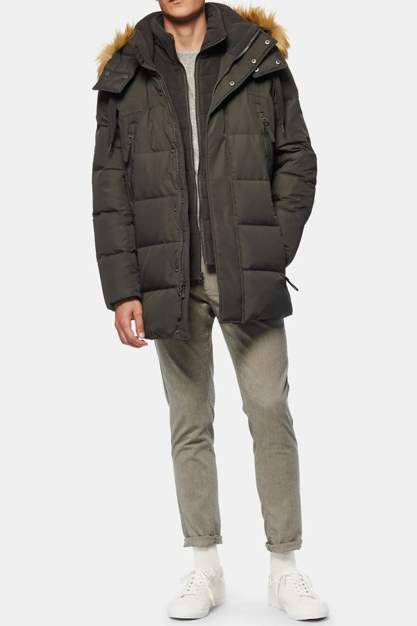 Conway Faux Fur Trimmed Hooded Jacket