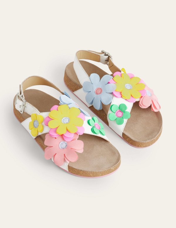 Crossover Sandals - White | Boden US