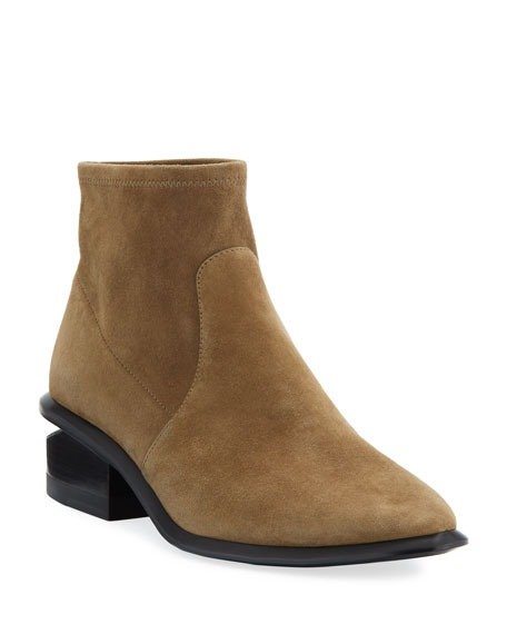 Kori Stretch Suede Ankle Booties