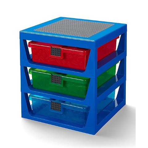 Blue LEGO® Rack System 收纳盒 39.99 超值好货 | 北美省钱快报