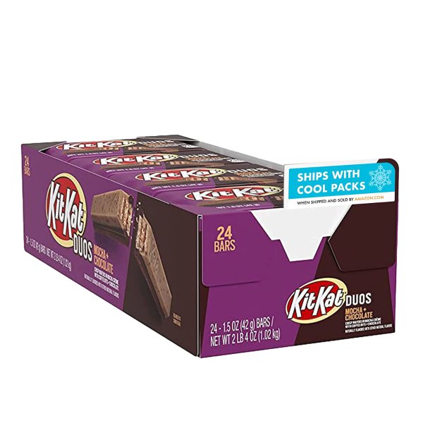 Kit Kat DUOS 摩卡巧克力威化饼干 1.5oz 24包