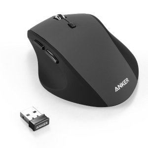 Ergonomic 2.4G Wireless Mouse with 3 Adjustable DPI Levels & Side Controls for Gaming and More