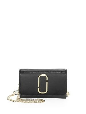 Coated Leather Chain Wallet