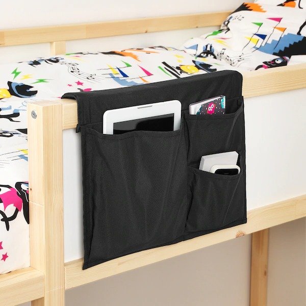 STICKAT Bed pocket, black, 15 ¼x11 ¾" - IKEA