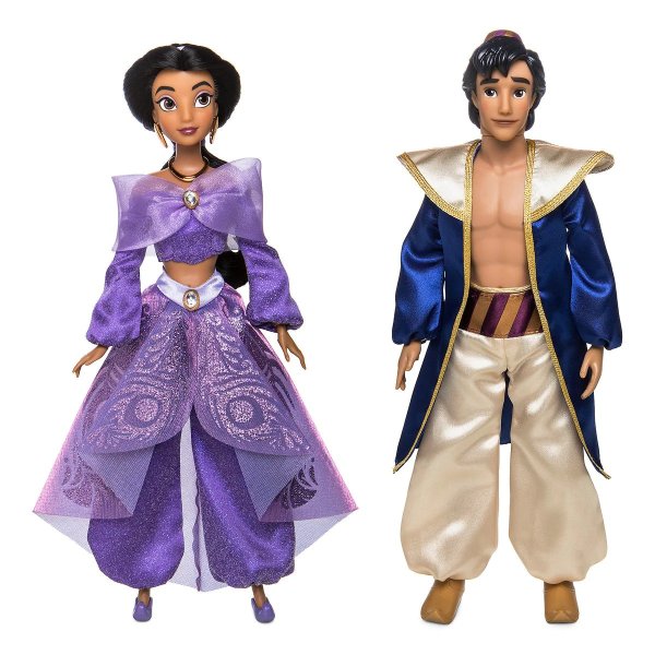 Aladdin and Jasmine 玩偶，可唱歌