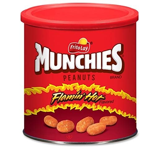 Flamin' Hot Flavored Peanuts, 16 Ounce (4 Canisters)