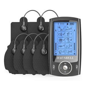 Hausbell Dual Channel TENS Unit 20 Modes Muscle Stimulator for Pain Relief Therapy