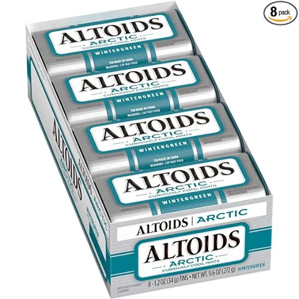 Altoids 北极冰口味薄荷糖 1.2oz 8盒 保持清新口气