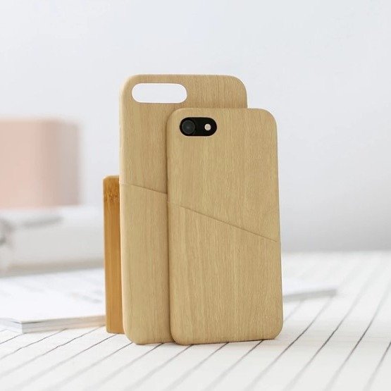 iPhone 7/8 Simple Wood Grain Phone Case