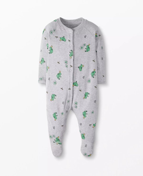 Footed Sleeper In Organic Cotton