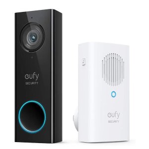eufy Security, Wi-Fi Video Doorbell, 2K Resolution, No Monthly Fees