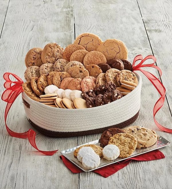 Deluxe Valentine's Day Cookie Gift Basket