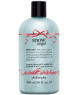 Snow Angel Shampoo, Shower Gel & Bubble Bath, 16 oz.