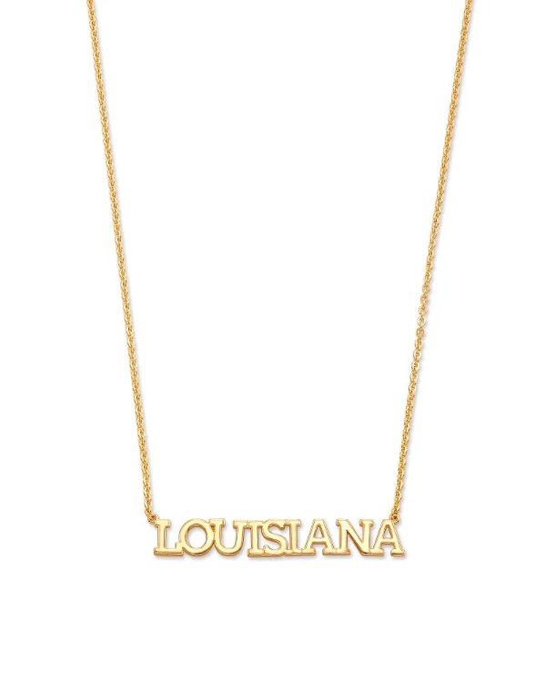 Louisiana Pendant Necklace in 18k Yellow Gold Vermeil | Kendra Scott