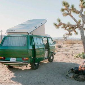 Airbnb 约书亚树露营地 适合搭建帐篷、停靠RV 风景优美