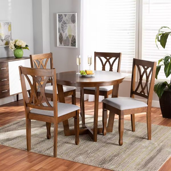 Aggie Dining Collection 5-pc. Round Dining Set