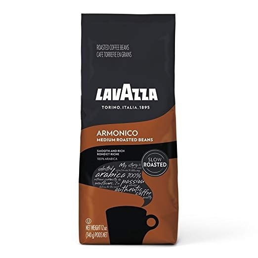 Armonico Whole Bean Coffee Blend, Medium Roast, Medium Roast, 12 Ounce