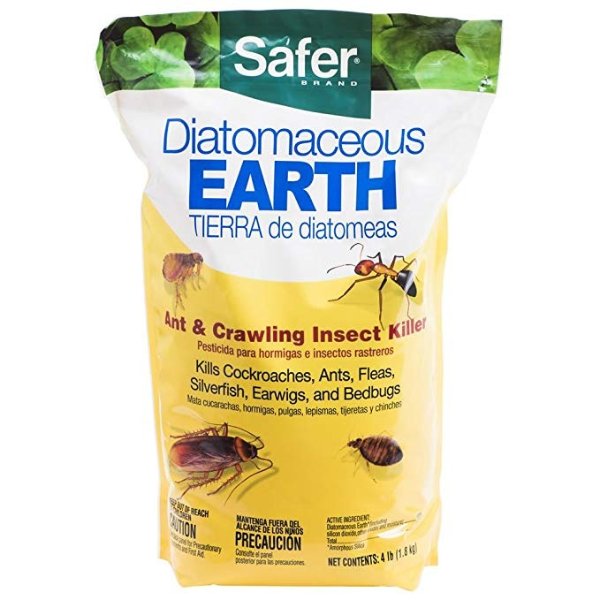 Diatomaceous Earth-Bed Bug Flea, Ant, Crawling Insect Killer 4 lb