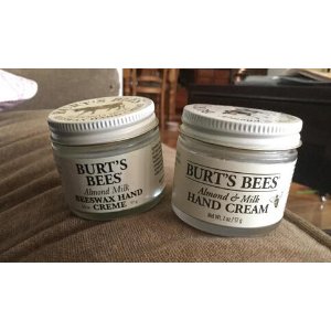 Burt's Bees 100% Natural Almond Milk Beeswax Hand Crème, 2 Ounces (Pack of 2)