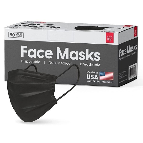 IRIS USA Disposable Face Mask #50 Pack | Yami