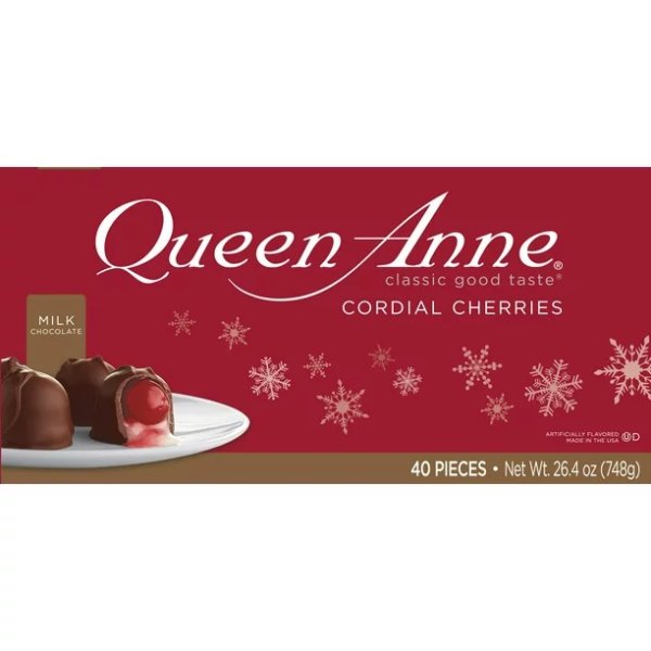 Queen Anne 樱桃夹心牛奶巧克力礼盒 40颗装