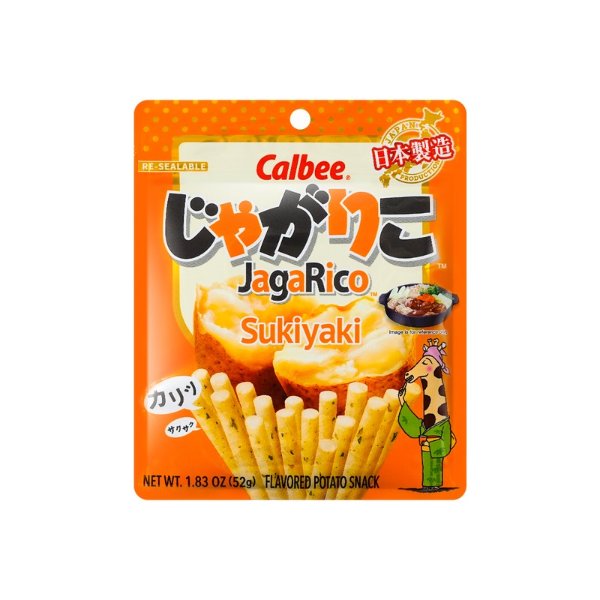 CALBEE JagaRico Potato Stick Sukiyaki Flavor 52g