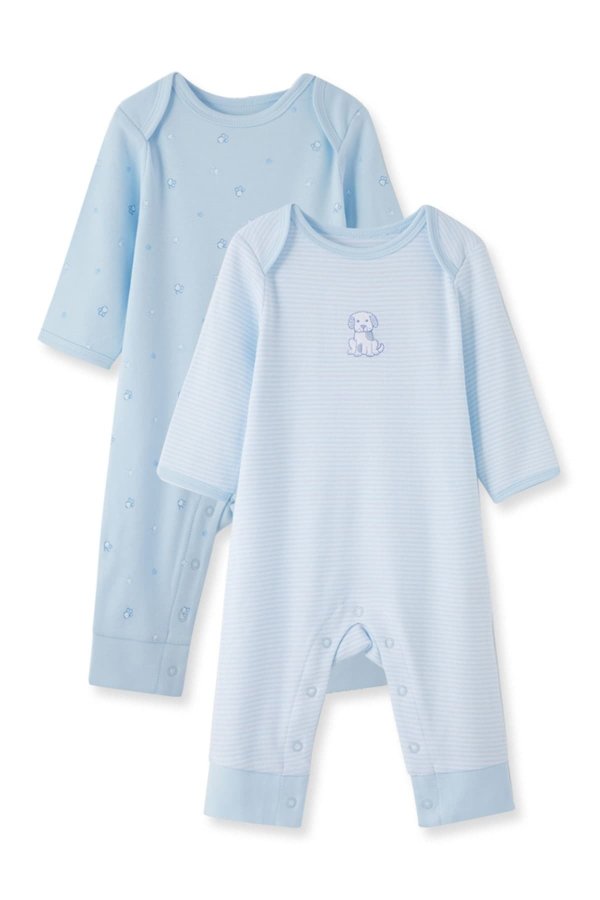 Doggy 2-Piece Coverall Set(Baby Boys)
